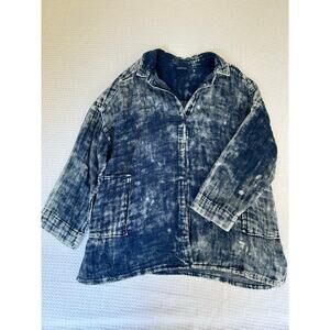 J Jill PureJill Indigo Button Shirt